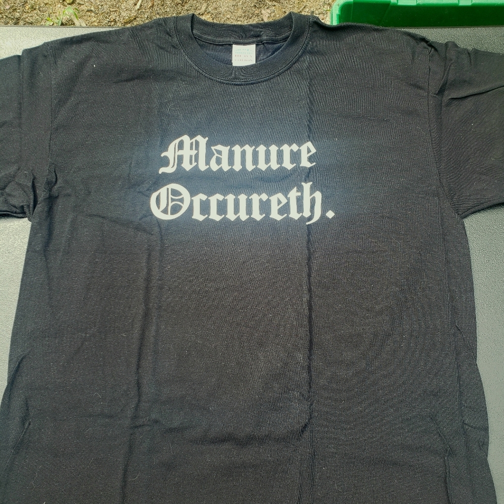 Vintage 90s Mens Comic T-shirt XL (Manure)